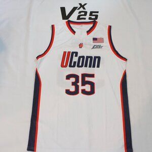 NEW Men's UConn Huskies Azzi Fudd White Away Jersey Size Medium